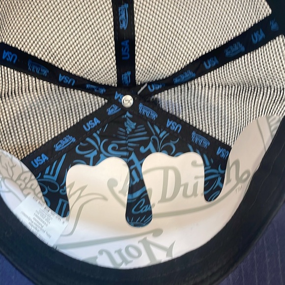 Von Dutch NWT Navy Canvas and Black Mesh Baseball Cap - Picture 6 of 6